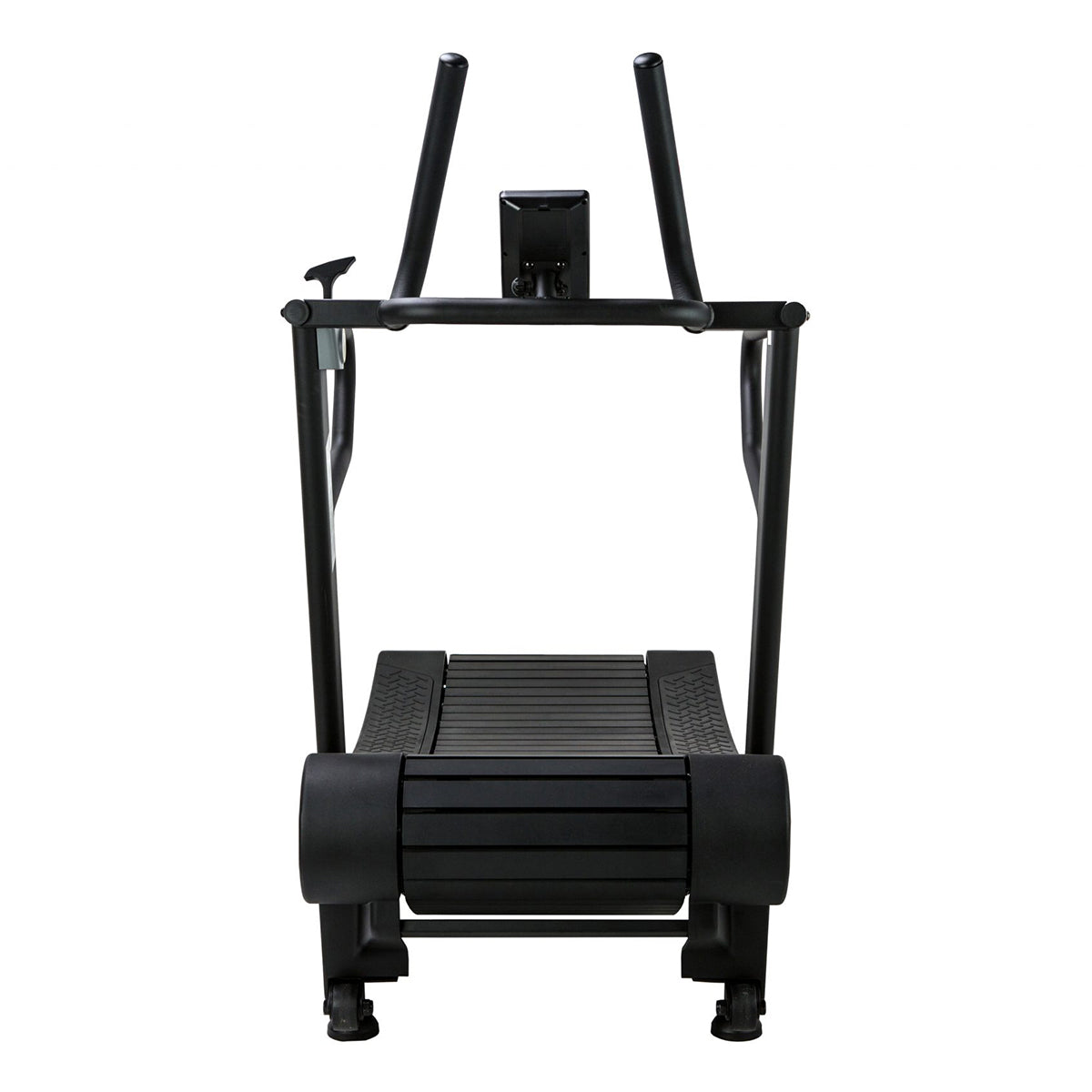 Attack Fitness Run Attack Curved Treadmill in black front view