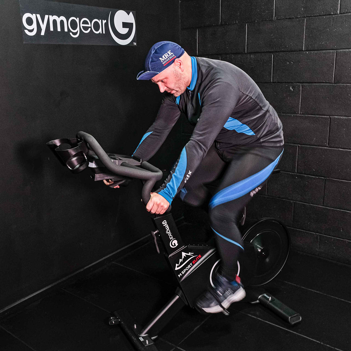 Gym Gear M Sport Elite in black, bike being used