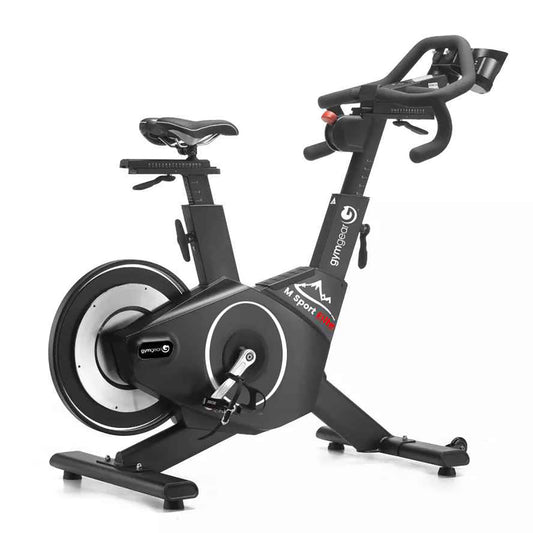 Gym Gear M Sport Elite in black, side view of the full bike