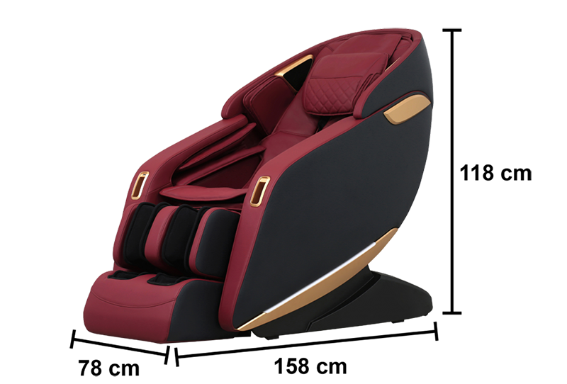 Sasaki 7 Series Intelligent 3D Massage Chair red spec