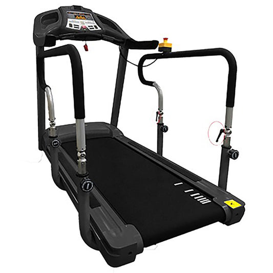 Gym gear T95 Rehabilitation Treadmill GG-T-005 in black. Full view of the machine