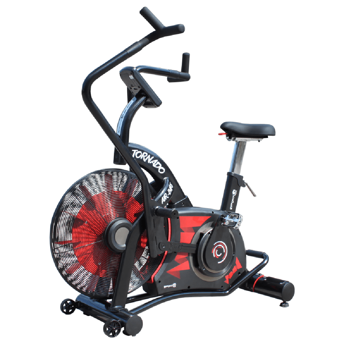 Tornado Airbike in red and black. 