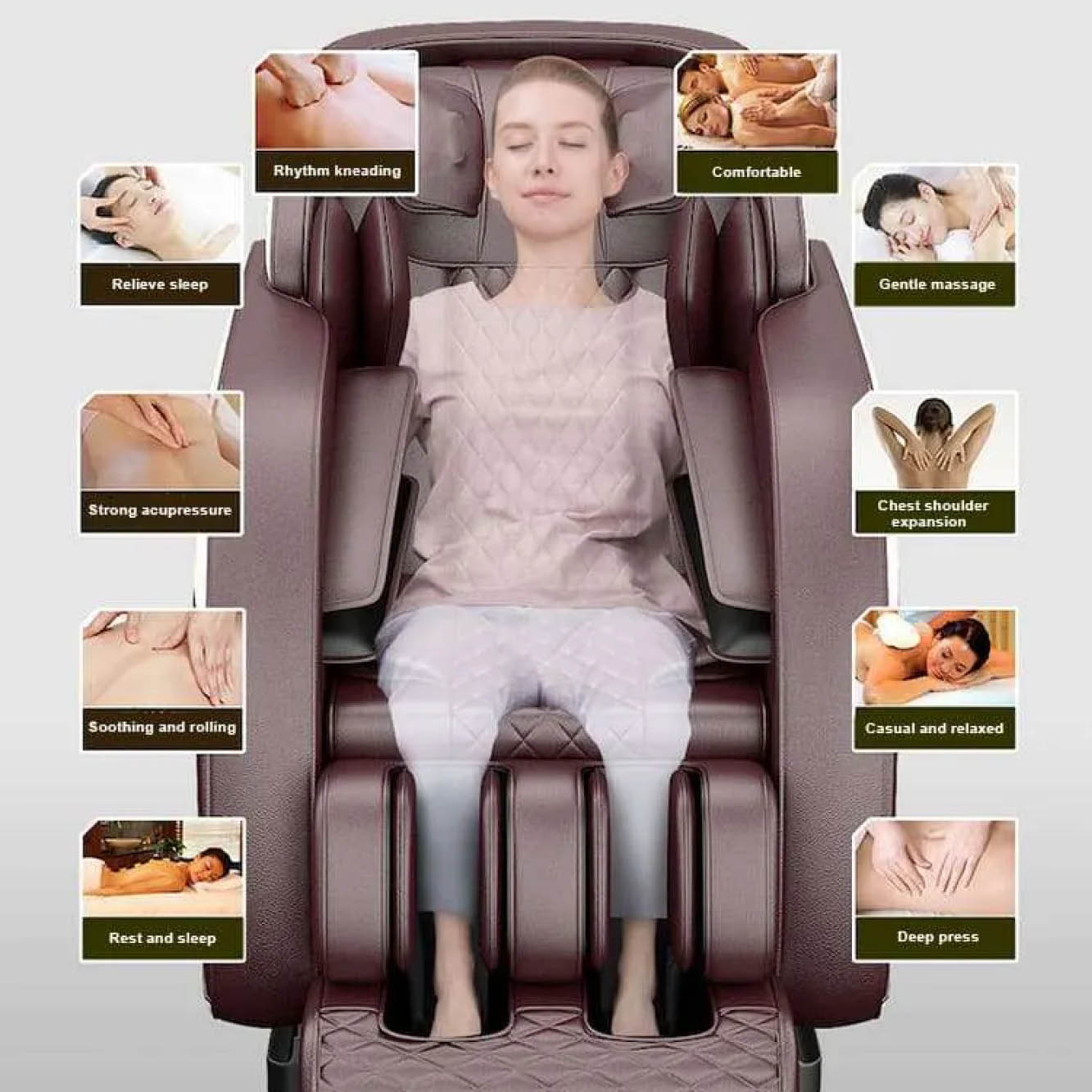 Sasaki 8 Series Royal 10R 10-Hand Massage Chair full body